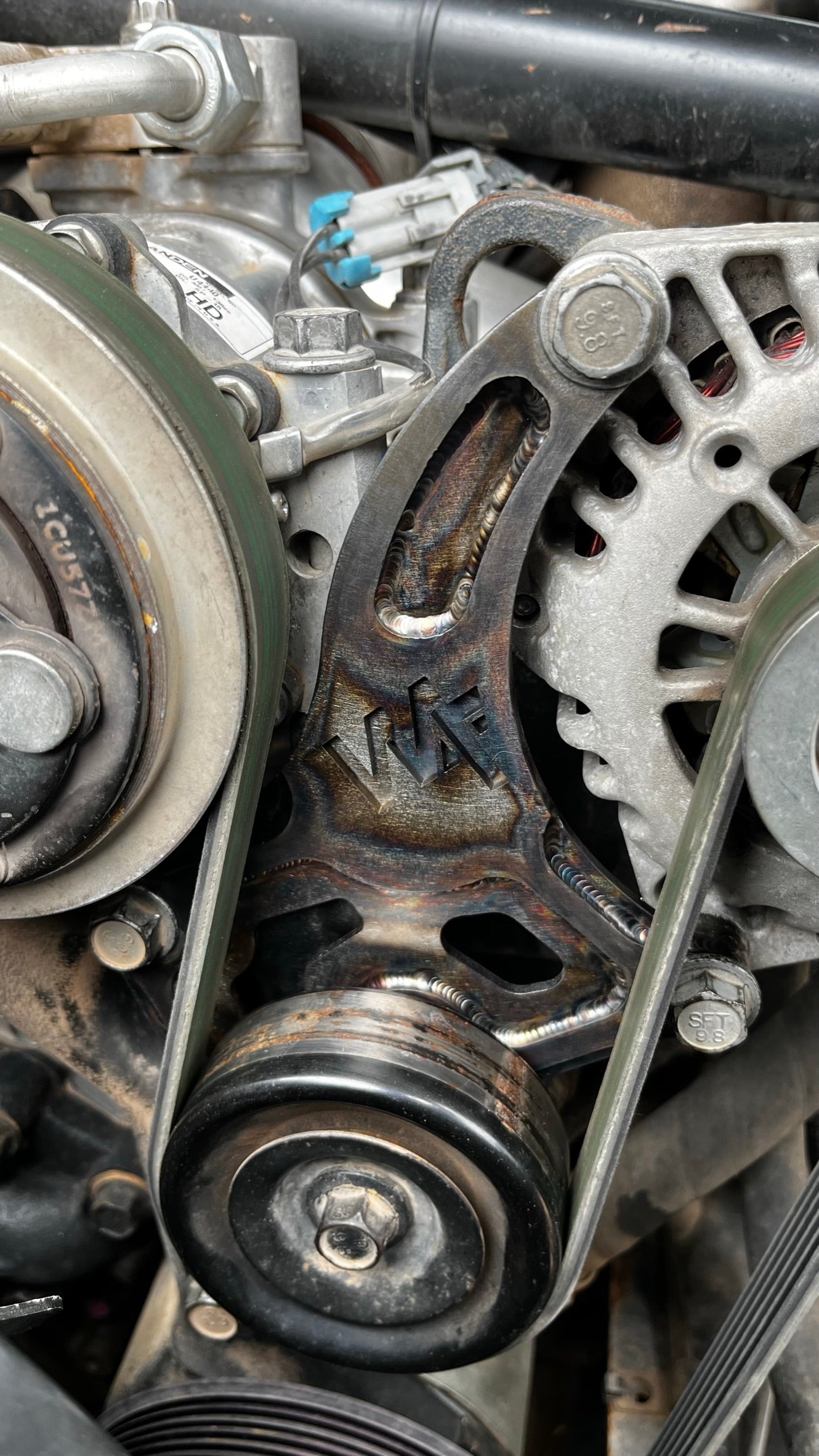 96-00 6.5L Diesel Dual Alternator Bracket
