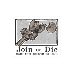 Join or Die Sticker