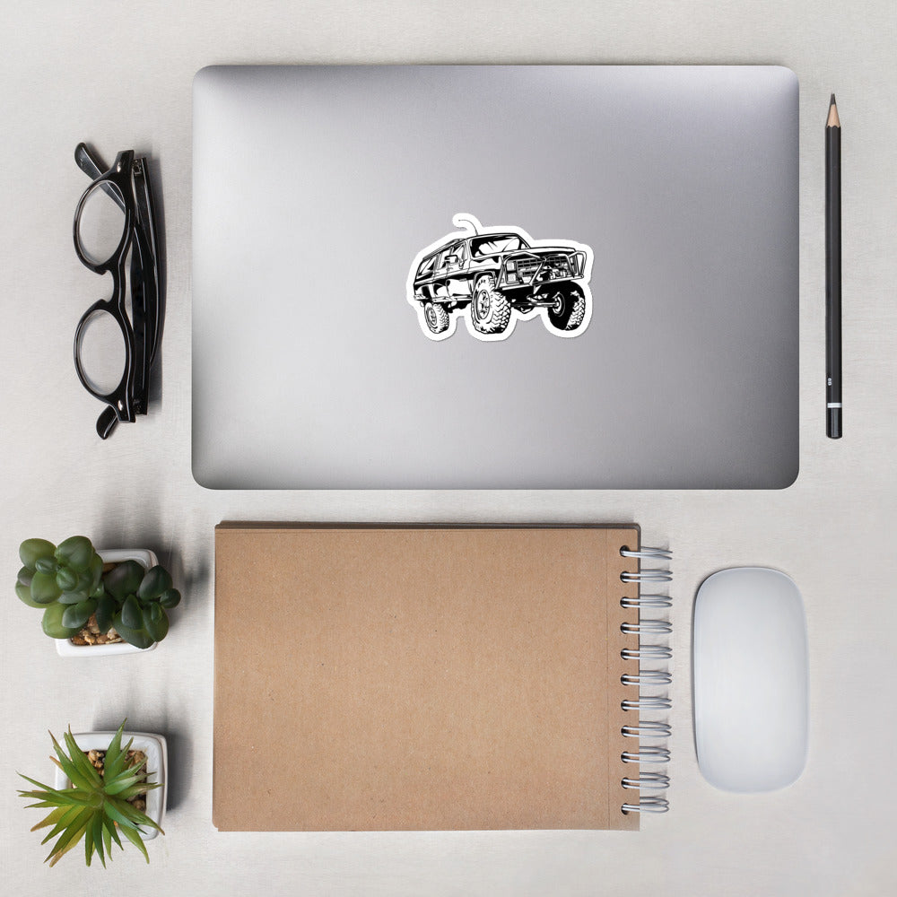 Suburban Stickers - Black and White